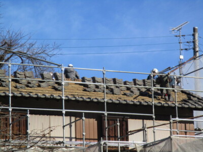 屋根 瓦葺き替え